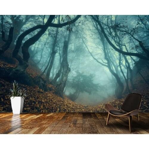 Papel de parede Dark fantasy old forest 3d wallpaper,living room TV wall bedroom wall papers home decor restaurant bar murals