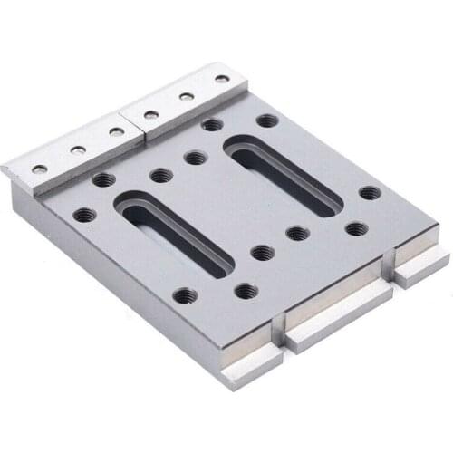 Wire EDM Machine 120x100 mm Fixture Board Stainless Jig Clamping & Leveling M8