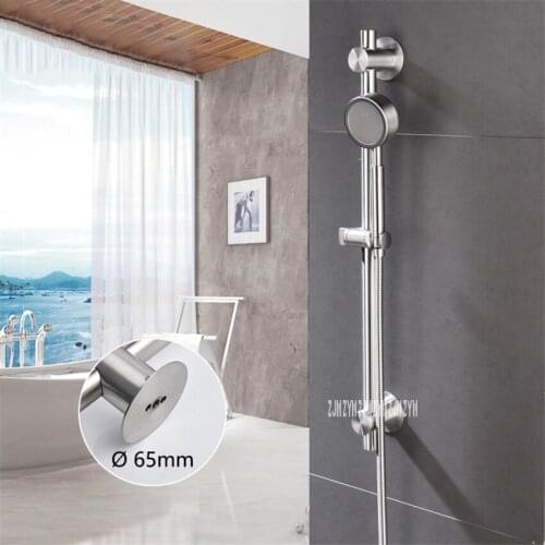 SBH156AF 304 Stainless Steel Rain Shower Set No Punching Shower Kit Simple And Easy Lifting Rod Hand Held Rain Shower Holder