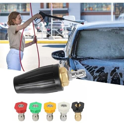 4000PSI High Pressure Motor Nozzle + 5 Spray Nozzle Tips for High Pressure Car Cleaning
