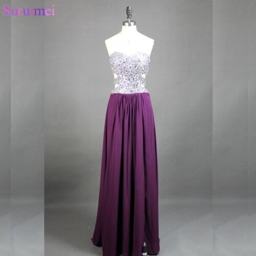 Suruimei Womens Evening Chiffon Dresses