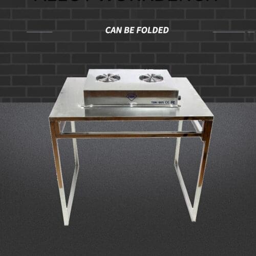TBK-805 Dust Free Aluminum Work bench with Anti-static Curtains Iron Workbench With Cleaning Room for LCD Laminating Repair