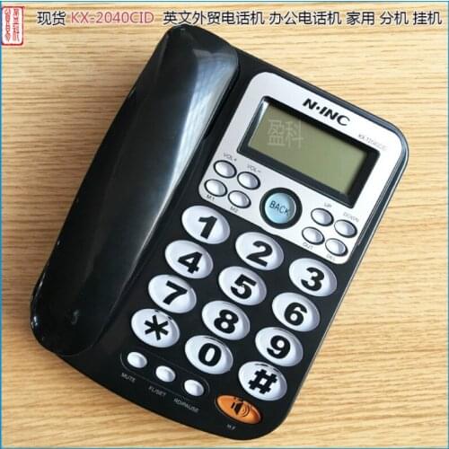 Caller ID telephone home office Universal Corded Landline Phone Home Office Business Desk Telephone 2019 New High Quality