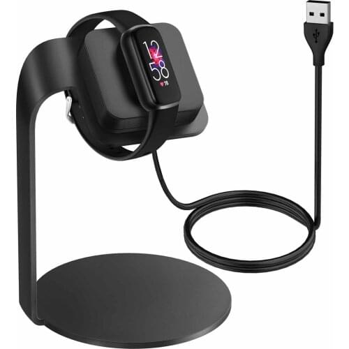 1M USB Charging Base For Fitbit Luxe Desktop Charger Smartwatch Adapter Fast Charger Dock 5V Replacement Chargers Accessories