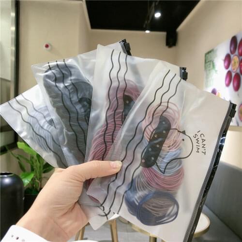 100pcs/bag 5CM Women Elastic Hair Bands Girls Hair Elastics Rubber Bands Colorful Hair Tie Elastic Hair Bands Hair Accessories