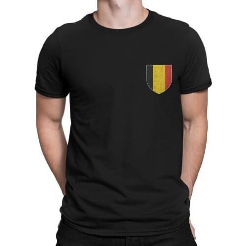 2019 Fashion Solid Color Men Tshirt Belgium Flag Tee Mens Soccers Shirt Astronomy T-Shirt Casual Tee