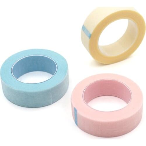 24pcs New Lint-free Medical Tape sky blue pink yellow Non-woven Wrap Tape Under Eye Paper Pads Tape Eye Pads