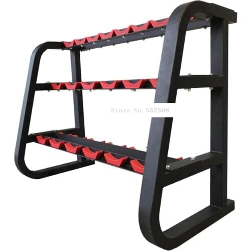 3 Layer Professional Dumbbell Rack Bracket Metal Strong Support For 10 Pair Dumbbell Storage Display Holder Gymnastics Equipment
