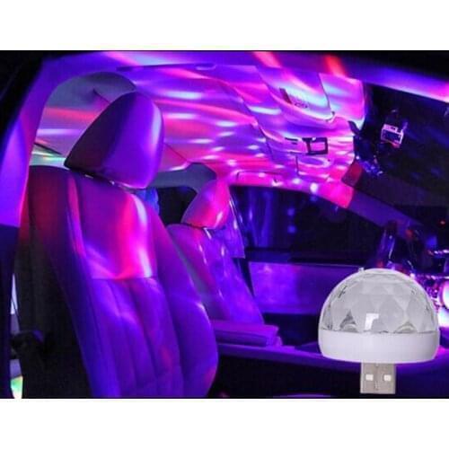 Car USB LED Light Mini Colorful Light Atmosphere Lamp for Subaru XV Forester Outback Legacy Impreza XV BRZ Tribeca