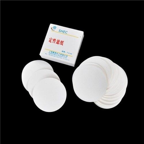 Hot 100PCS/bag Laboratory filter paper medium speed Funnel filter paper 7cm Circular Qualitative filter paper