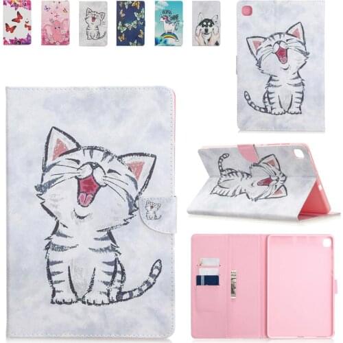 Kawaii Cat Unicorn For Samsung Galaxy Tab S6 Lite Case 10.4 P610 SM-P610 P615 Case Magnet cover Tablet shell For Kids Girls Gift