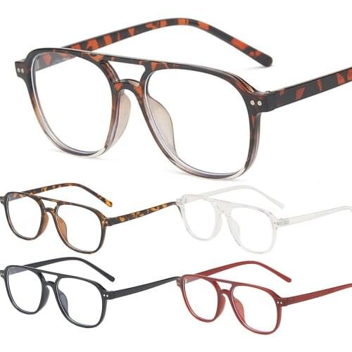 NEW Vintage Large Frame Men Women Sunglasses Eye Protective Clear UV400 Sun Glasses Luxury Retro Brand Punk Eyewear Goggles