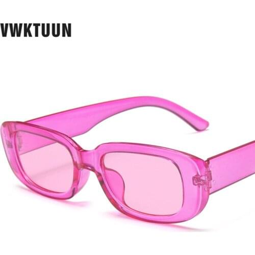 VWKTUUN Trendy Small Sunglasses Women Brand Designer 14 Colors Options Rectangle Sun glasses For Men Driving UV400 Eyewear