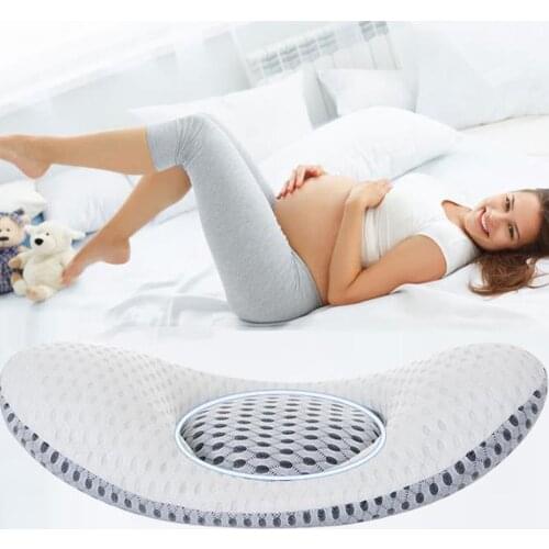 Waist Pillow with Buckwheat Sleep Pillow Bed Pregnancy Maternity Pillow Waist Support Lumbar Disc Herniation Protector Cushion