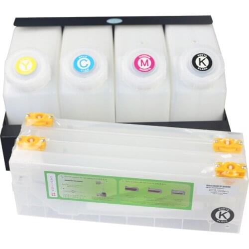 Wi color Solvent Printer Continuous 4pcs 1.5 Ink Tank System With 4pcs 220ml Ink Cartridge