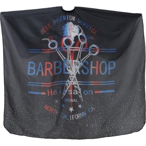 Professional XL Hair Cutting Cape Gold Hairdressing Wrap G-90 For Adult In Fashion Design Barber Haircut Gown In Good Quality