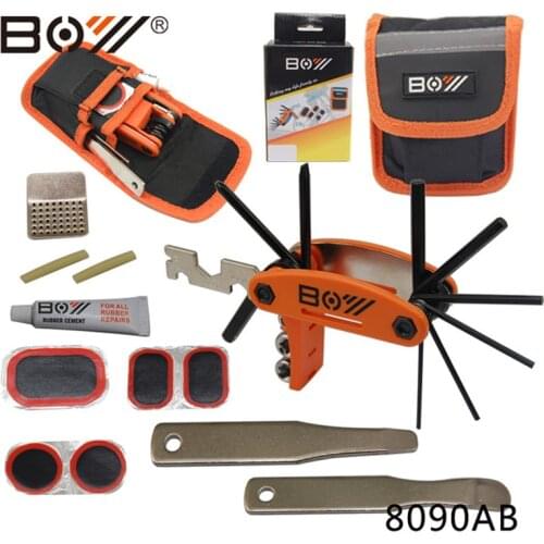 Q239 Crding bicycle necessary multi-functional combination tool suit tire repair tools maintenance repair tools