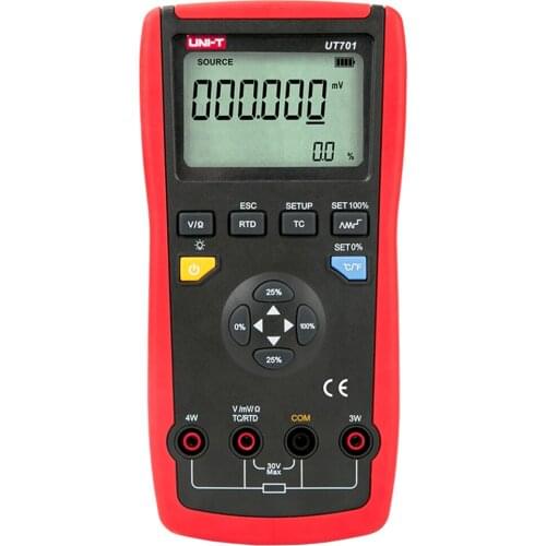 UNI-T UT701 High Precision Thermocouple Temperature Calibrator Backlight Handheld Temperature Calibrator