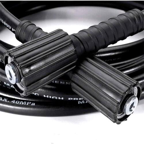50FT Pressure Washer Cleaning Hose Sewer Drain Water Cleaning Hose Sewer Cleaning Hose M22 Connector Replacement Hose 5800PSI