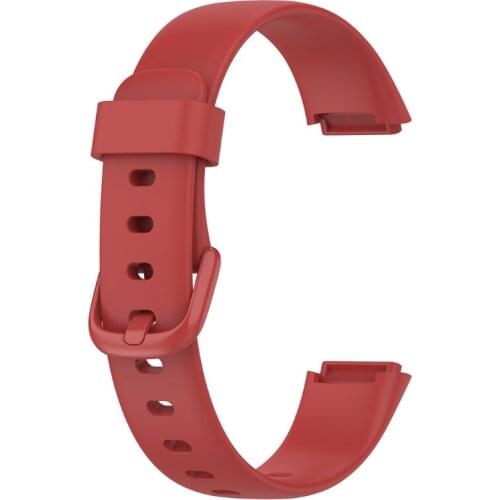 Compatible with Fitbit-Luxe Soft Sports Watch Wrist Strap Loop Bracelet Replacement Silicone Band Waterproof-Sweatproof