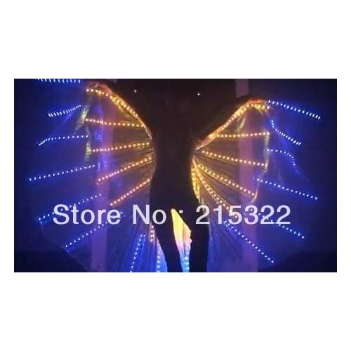 LED Wing /Light up /Lumious / Glowing /iluminate dance isis wings