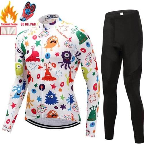 2018 Winter Cycling Clothing Thermal Fleece MTB Bike Fitness Cycling Jersey Abbigliamento Ciclismo Invernale DT11 XS-3XL