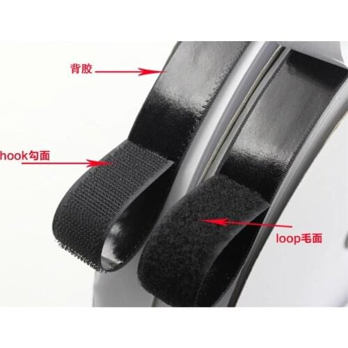 1yard Hook and Loop Strong Self Adhesive Fastener Strong Tape Designer sticking band linking Tape Magic Tape Hook & Loop