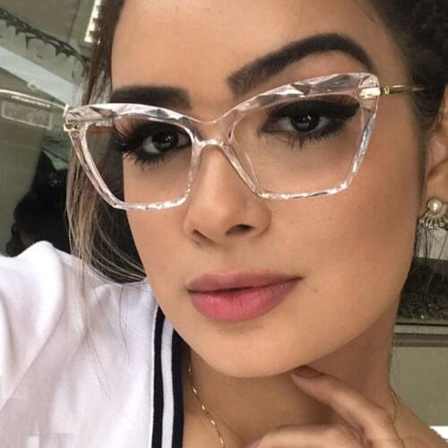 2021 Square Glasses Frames Women Trending Styles Brand Optical Computer Eyeglasses Frame Oculos De Grau Feminino Armacao