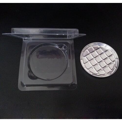 59mm Round Aluminum Pressed Pan And PVC Clam Shell 100sets/lot Beauty Tools for Women