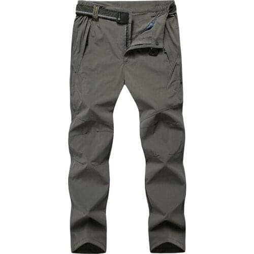8XL Mens Summer Quick Dry Pants Outdoor Male Camping Trekking Fishing Sport Trousers Waterproof Hiking Pant