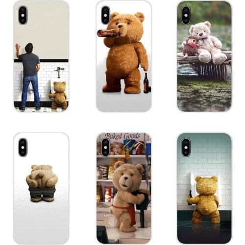 Mobile Phone Cases For Apple iPhone X XR XS 11Pro MAX 4S 5S 5C SE 6S 7 8 Plus ipod touch 5 6 Ted Bear Movie Ted Kiss MY Butt Ass