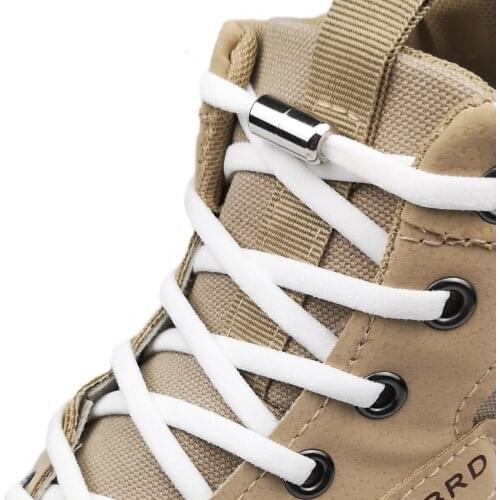 Elastic Locking Shoelaces Semicircle Shoe Laces For Kids and Adult Sneakers Quick Lazy No Tie Laces Shoe Strings