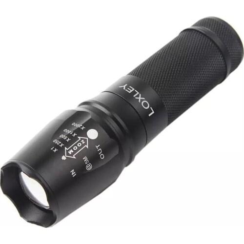 Flashlight strong light rechargeable super bright waterproof 26650 long-range xenon lamp outdoor military household mini T6L