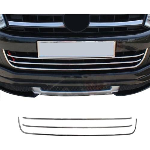 VW Amarok Between 2010-2016 Chrome Front Bumper Streamer
