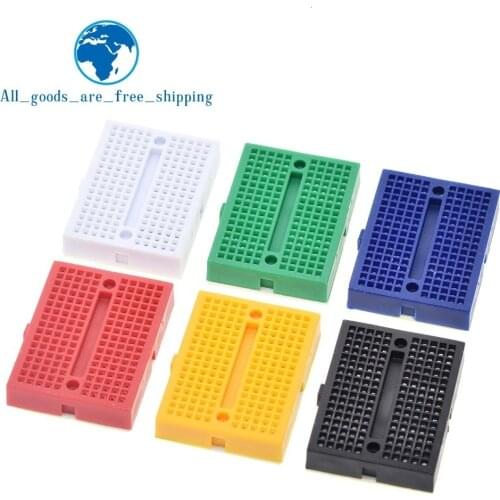 TZT SYB-170 Mini Solderless Prototype Breadboard 170 Tie-points 35*47*8.5mm for arduino Diy Kit