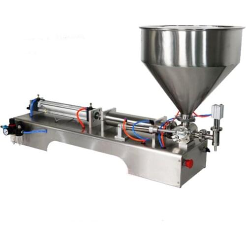 Automatic Filling Machine Pneumatic Horizontal Single Nozzle Paste Filling Packing Machine 5-100ml G1WY