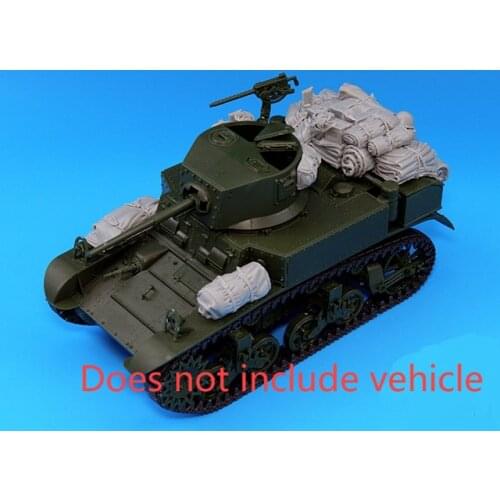 1:35 Scale Resin Die-cast Armored Vehicle M3A1 Parts Modification Does Not Include Unpainted Tank Model 35395