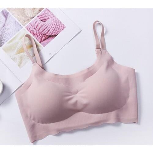Fashion Women Soft Intimate Underwear Sexy Breathable Intimates Seamless Bras Wire Free Brassieres HJK3