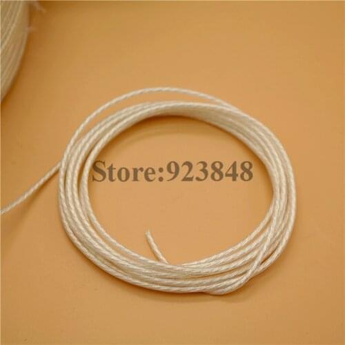 Single crystal copper silver plated wire DIY audio cable headphone cable two / three / four core 5meters