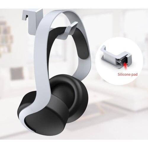 Headphone Wall Mount Holder Bracket Hanger Storage Stand for PS5 Host Headset Support for Playstation Console Game Accessories