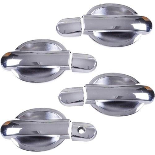 New Chrome Door Handle Cover and Cup Bowl combo for Nissan Versa Tiida Latio 2007 2008 2009 2010 2011 2012