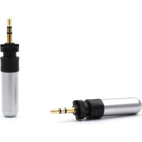 Pair 2.5mm 3Pins Gold plated For SRH940 SRH840 SRH750 SRH740 headphone Jack Plug