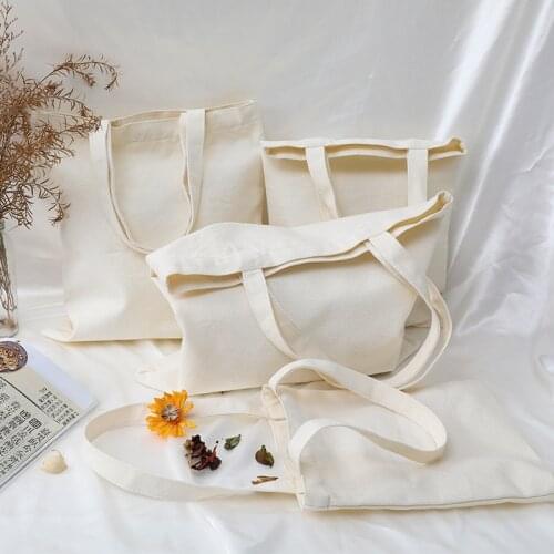 Nature Handbag Tote Cotton Bag Wholesale Custom Canvas Green Shopping Bags Shoulder Bag