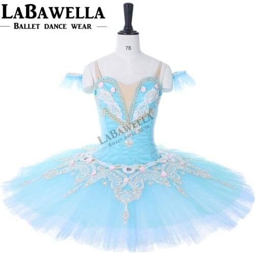 Raymonda Platter Pancake Ballet Tutu BT9059B Adults Professional Ballet Tutus Blue Black Le Corsaire Performance Tutu Costume