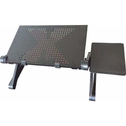 Adjustable Portable Laptop Table Stand Lap Sofa Bed Tray Computer Notebook Desk bed table with Mouse Table ZW-CD04