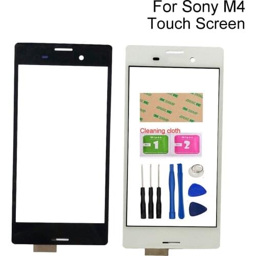5.0" Touch Screen For Sony Xperia M4 Aqua E2303 E2306 E2353 E231 Digitizer Front Glass Lens Sensor Panel High Quality Tools