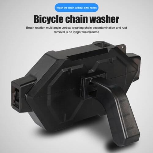Mountain Bike Chain Cleaners Brush Portable MTB Bicycle Chain Washer Scrubber Outdoor Cycling Cleaning Tool Equipment