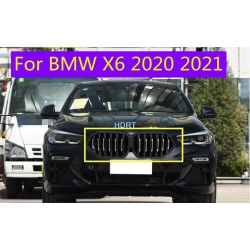 Car styling For BMW X6 G0630i 2020 2021 2pcs refitted Middle frame net frame decorative strip Series electroplating