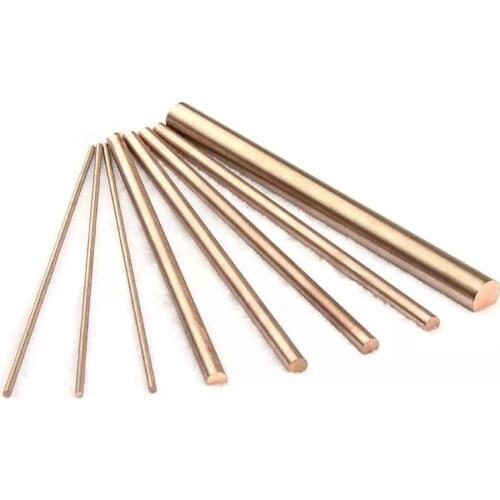 1pcs 106mm length 12/13/14/15/16/17/18/19/20/22mm C17200 beryllium copper rod high-conductivity heat dissipation solid bar