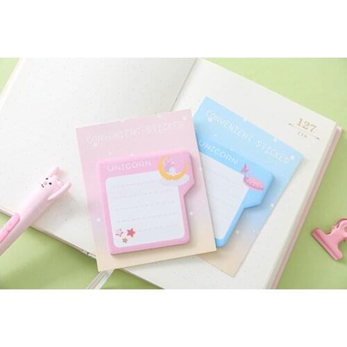 1pack /lot Lovely Cartoon Series Office Supply School Stationery Adhesive Memo Pad Sticky Notes